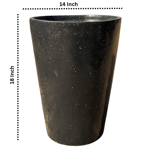 Tower Black Fiber Pot 18 Inch