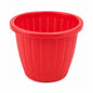 8 Inch Dura Red Plastic Pot