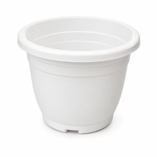 18 Inch White Petu Pot