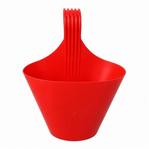 8 Inch Single Hook Hanging Red Pot
