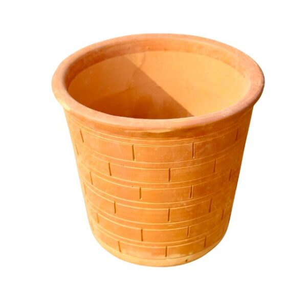 12 Inch Mittee Cylindrical Design Pot haryali.co.in